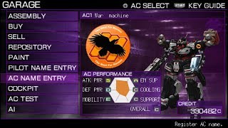 Armored Core Silent Line - War Machine AC showcase