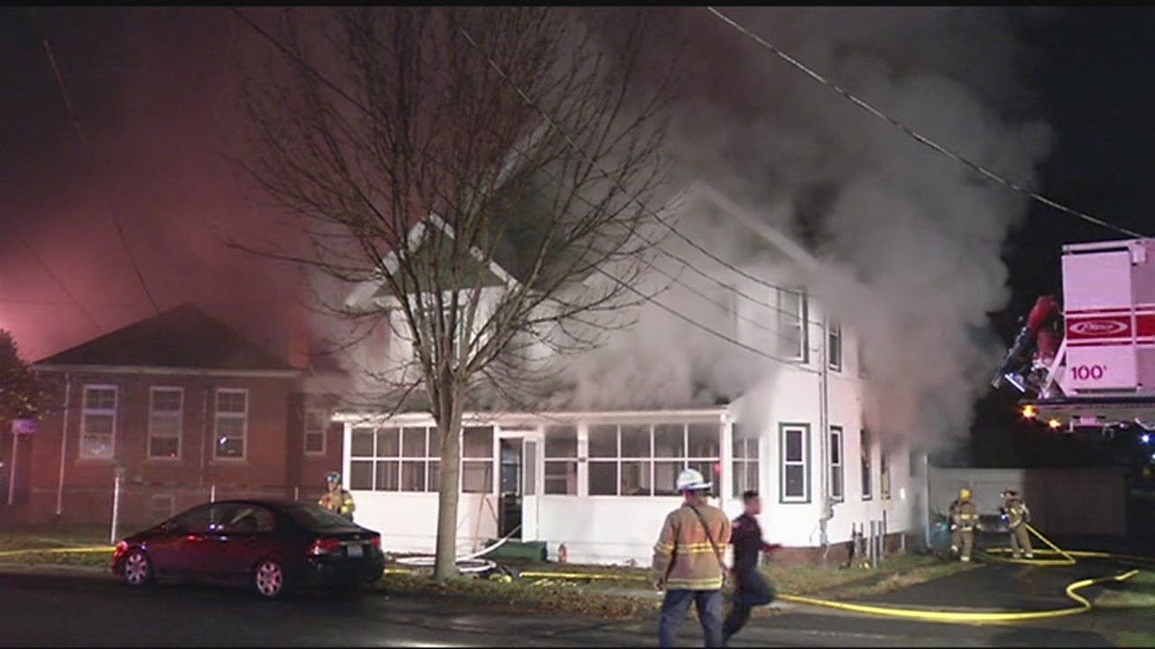 Fire at a multifamily home on Pine Street in Chicopee YouTube