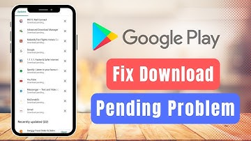 Fix Google play store download pending error