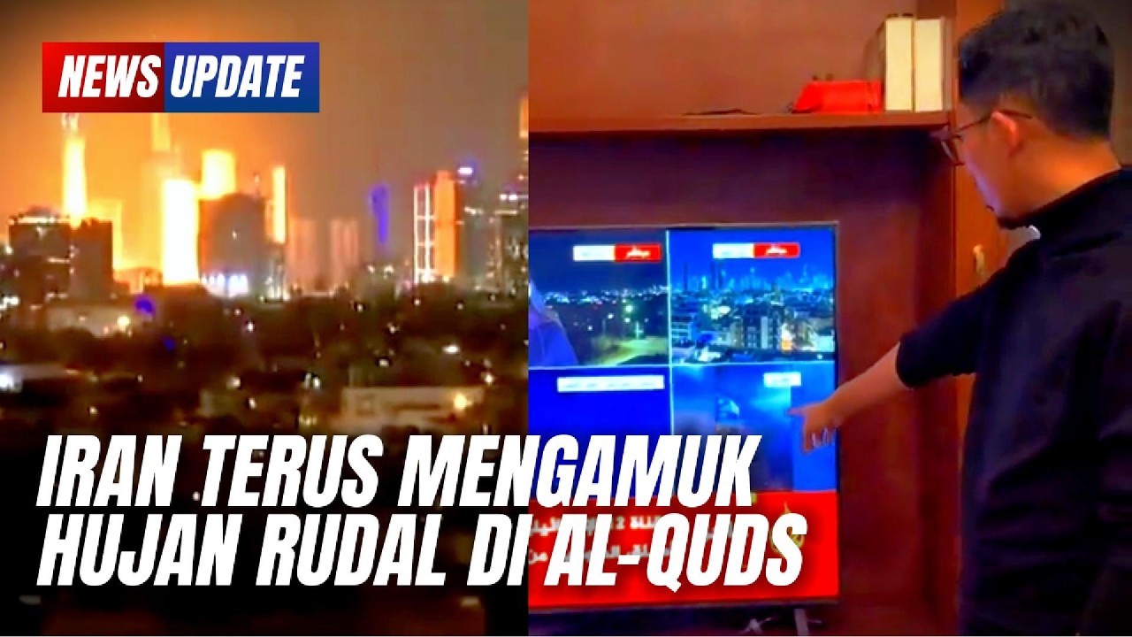 IRAN Terus Mengamuk, Hujan Rudal di Al Quds, Perang Semakin Memanas