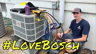 Installing Bosch IDS 2.0 Heat Pump System using the Accutools TruBlu Evacuation Kit and BluVac+ Pro