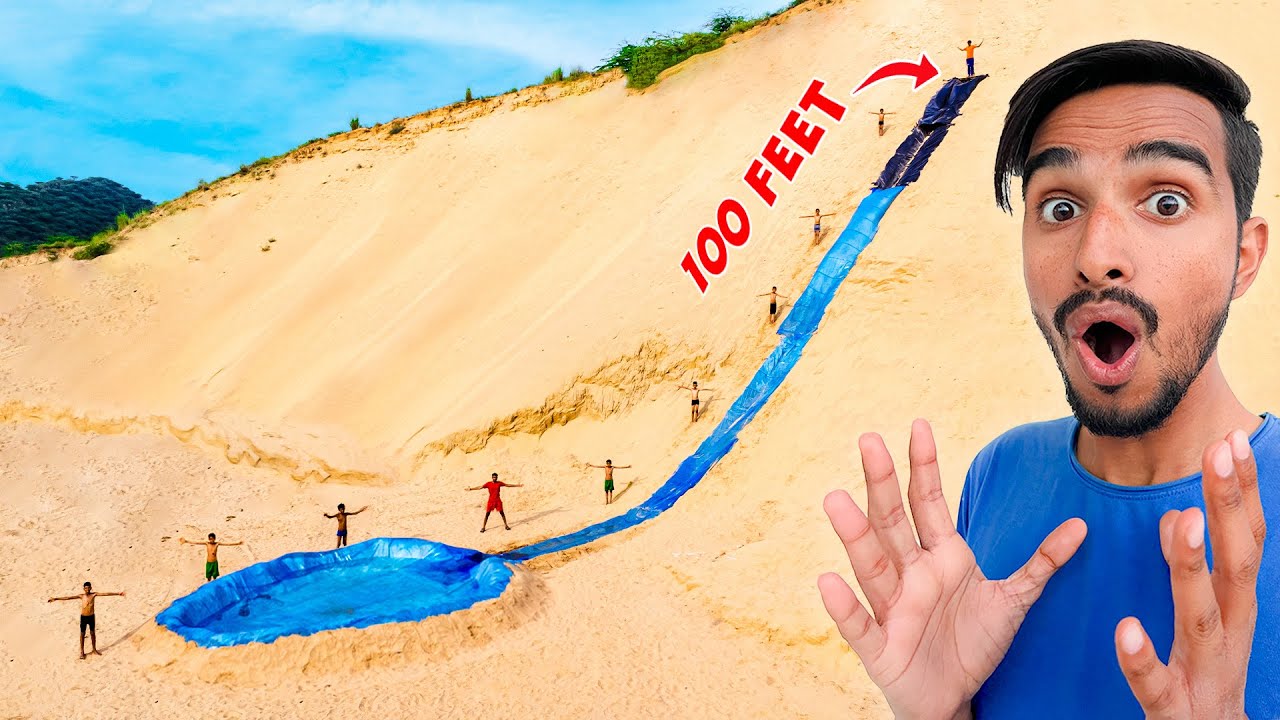रेगिस्तान में बना दिया Water Park 😍 Finally My Own Waterpark 🤽‍♂️