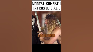 Mortal Kombat 1 Intros Be Like… p.120 #mortalkombat #mk1 #conan #ghostface #funny #sketch