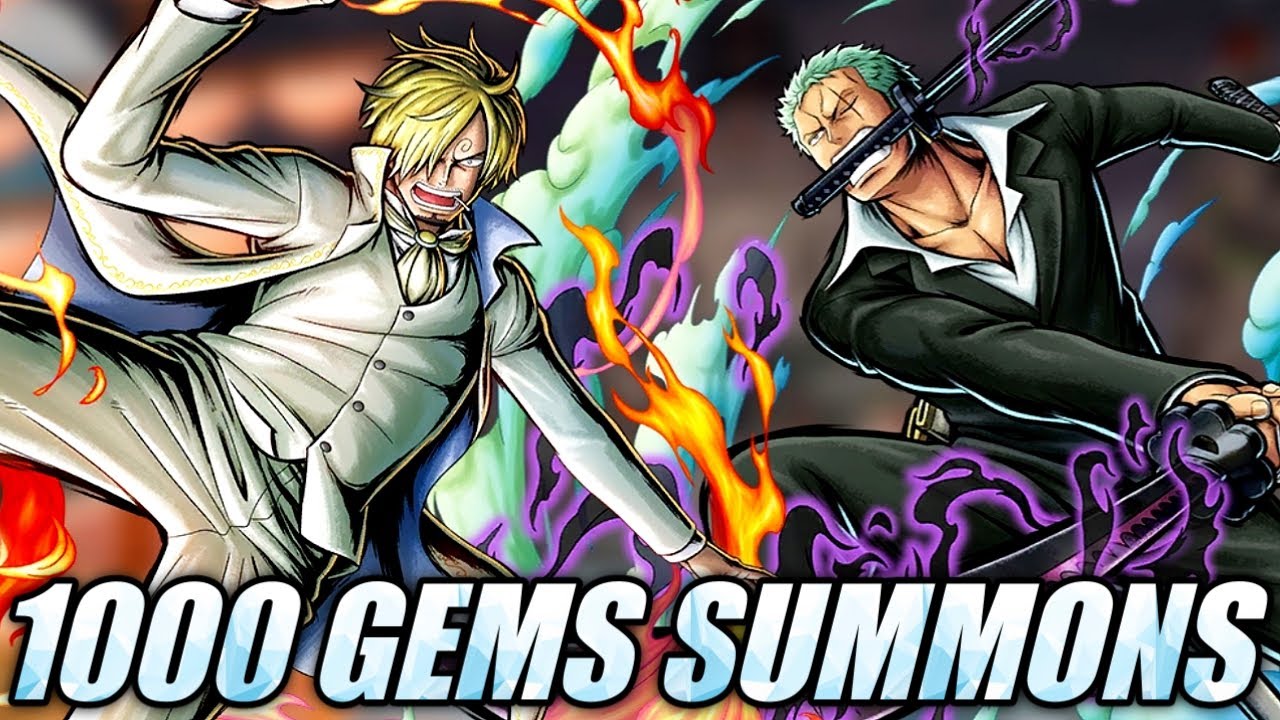 1000 Gems Wedding Sanji Dressrosa Zoro Summons Account Giveaway One Piece Bounty Rush Opbr Youtube