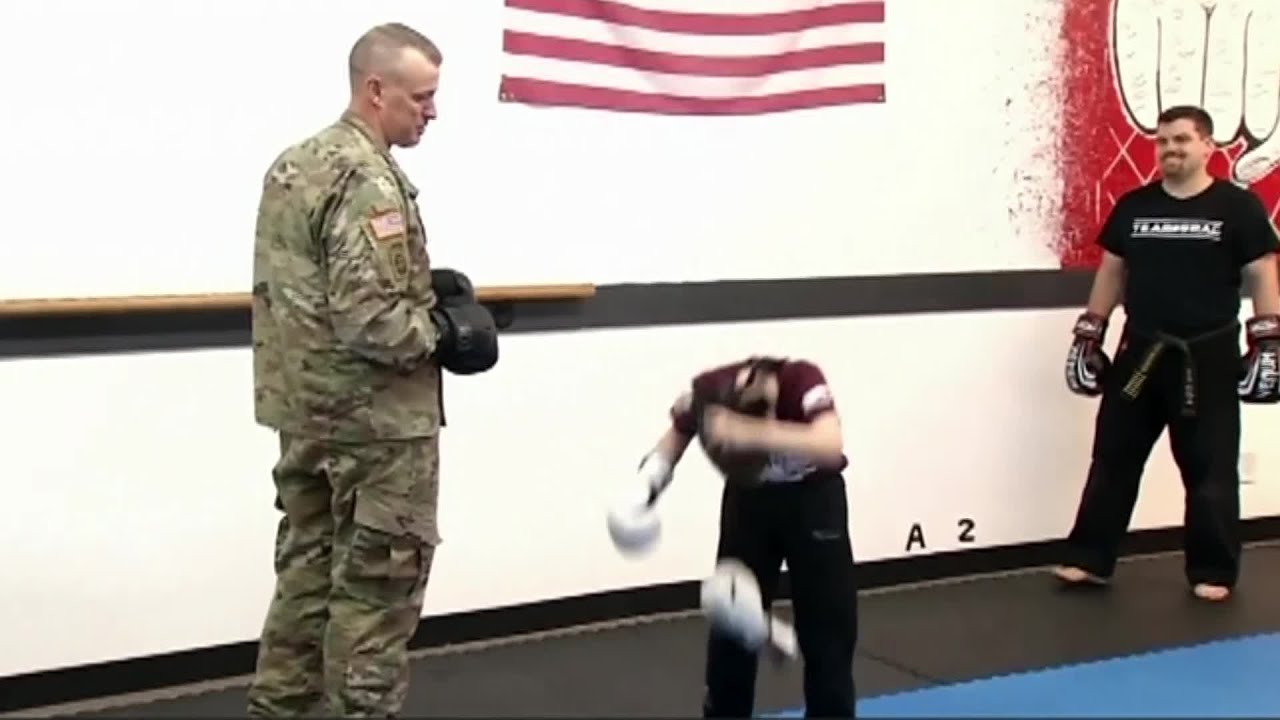 VIDEO: Soldier surprises his 9-year-old son at a martial arts center in
