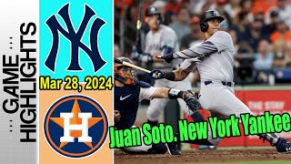 New York Yankees vs Houston Astros [HIGHLIGHTS] - JUAN SOTO IS FIRED UP!THEEEEE YANKEES WIN!