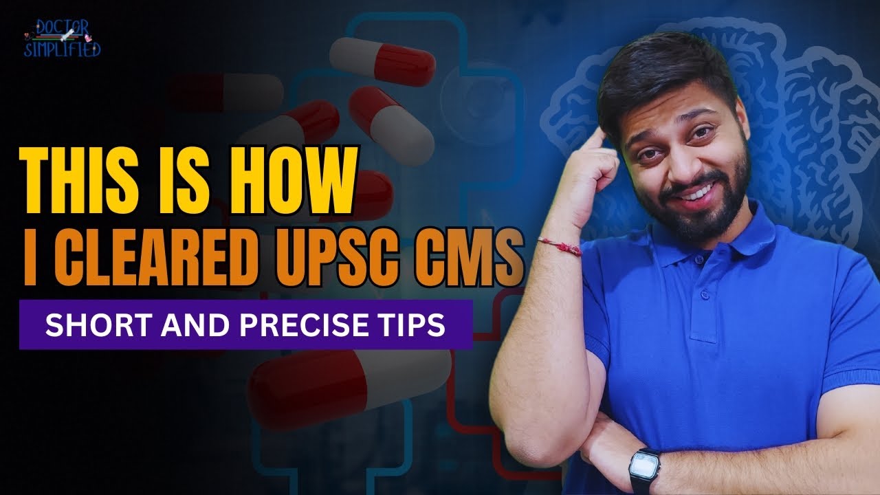 How I cleared my UPSC CMS under 8 mins!