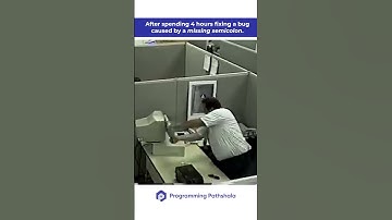 When a missing semi colon ruins your life!