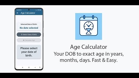 📱 FREE Age Calculator App - Perfect Age Calculation Every Time! | Android App Showcase