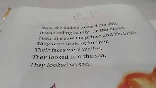 Benson reading The Little Mermaid p.80-p.83-