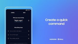 Bixby: How to create a quick command | Samsung