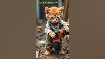 A poor cat become rich #ai #shorts #cat #animal #cartoon