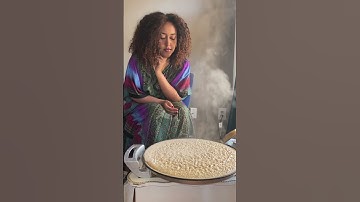 Een heerlijk traditioneel Ethiopisch platbrood maken 🥰 🙌