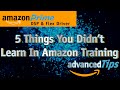 5 things you didn't learn in Amazon Training!