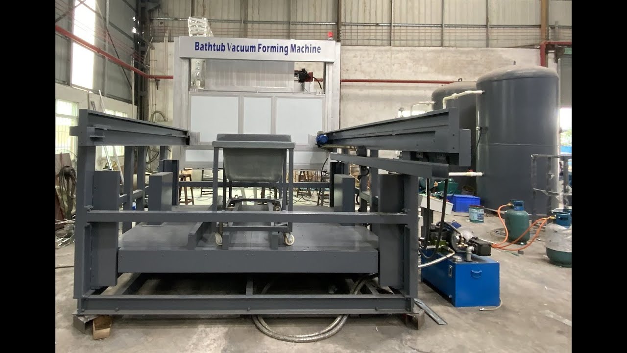 Acrylic indoor bathtub Vacuum forming machine producing