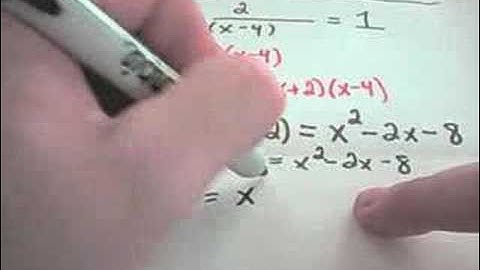 Solving Rational Equations