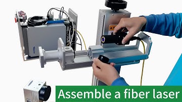 How to assemble a fiber laser marking/engraving machine?
