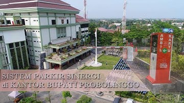 palang parkir portal parkir otomatis sistem card collector di kantor bupati probolinggo