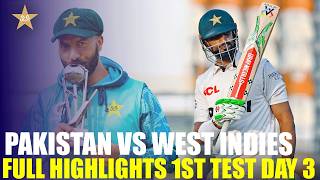 Full Highlights | Pakistan vs West Indies | Sajid & Abrar Show ✨ | 1st Test 2025, Day 3 | PCB | MR1K