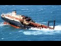 TOP 10 GIANT SHIPS CRASH DURING &amp; SINK IN HORRIBLE WAVES IN STORM