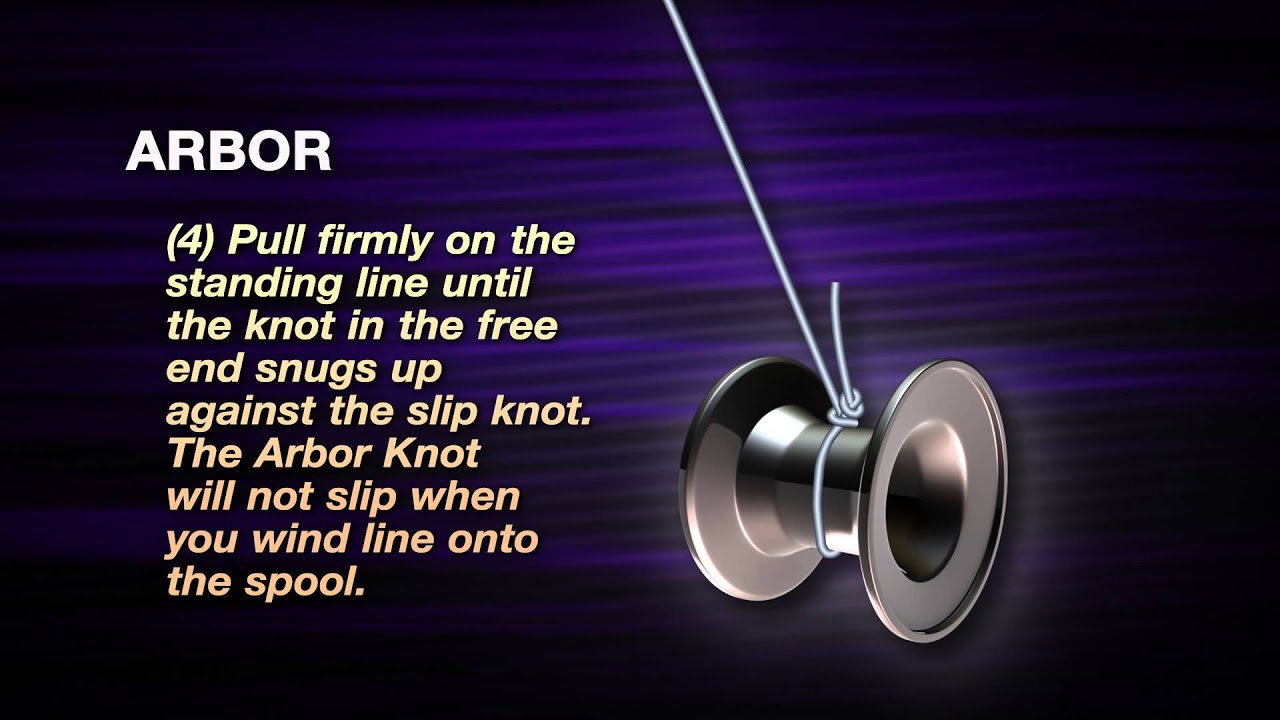 How to Tie the Arbor Knot YouTube