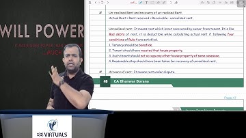 CA INTER/IPCC Revision Lecture DT MAY/NOV-2019 Part - 1