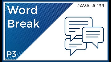 Coding Technical Interview - Word Break Bottom Up Approach