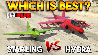 GTA 5 ONLINE : STARLING VS HYDRA (WHICH IS BEST PLANE?)