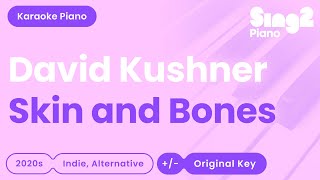 David Kushner - Skin and Bones (Piano Karaoke) Resimi