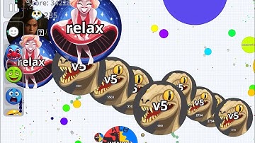 DESTROYING TEAMERS 🙀 (AGAR.IO MOBILE)