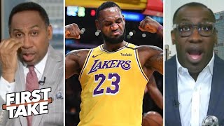 FIRST TAKE | Lakers are a real threat! - Shannon DESTROY Stephen A. after LeBron James beat Pelicans