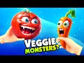 I Caught EVIL VEGGIE Monsters in VR!