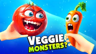 I Caught EVIL VEGGIE Monsters in VR!