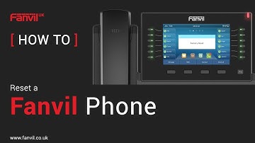 How-to Reset a Fanvil Phone