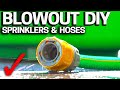 How to Winterize Lawn Sprinklers & Hoses DIY BLOWOUT