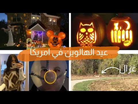 كيف قضيت عيد الهالوين في امريكا شفنا غزالات بالمنتزه