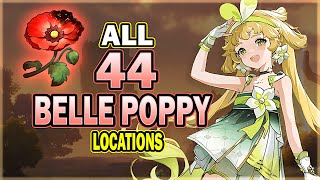 All 44 Belle Poppy Locations in Wuthering Waves - Efficient Farming Route