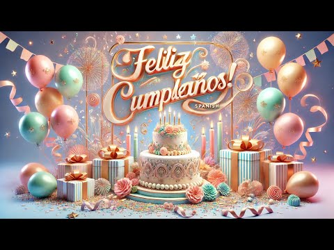 FELIZ CUMPLEAÑOS - Versión en español ♪♫