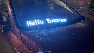 This LED Perfect For Delivery Car Windows - Huge Bright LED Signs Review