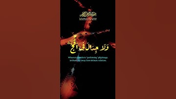 الحج اشهر معلومات تلاوة جميلة خاشعة بصوت عذب بسم الله الرحمان الرحيم #قران #تلاوة #قرآن #quran