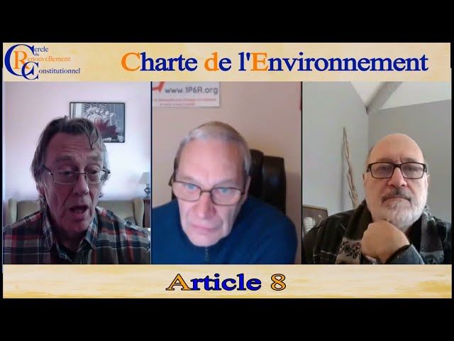 Critique de l'article 8 de la Charte de l'Environnement - Christian Laurut