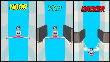 NOOB Vs PRO Vs HACKER - Stretch Legs