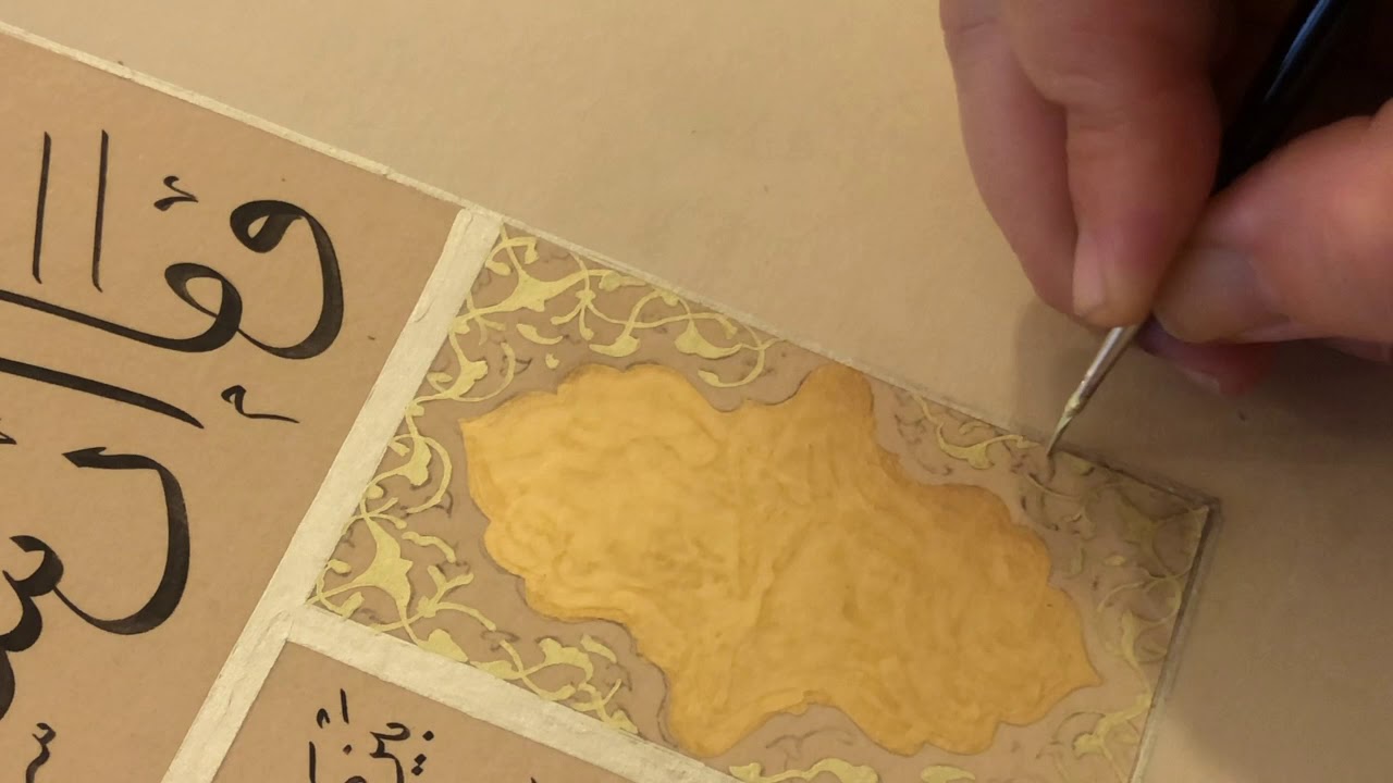 44.bölüm/ rumi boyama 1/ online tezhip dersleri