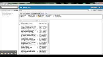 Tutorials de FeedReader - Utilitzar el sistema de cerques programades en cercadors