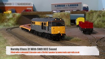 Hornby Class 31 With SWD DCC Sound And An Easy To Fit 26x14x7mm Bass Enhanced Speaker