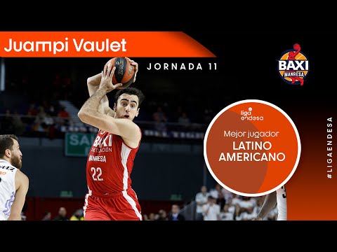 JUAMPI VAULET, Mejor Jugador Latinoamericano de la Jornada 11 | Liga Endesa 2022-23