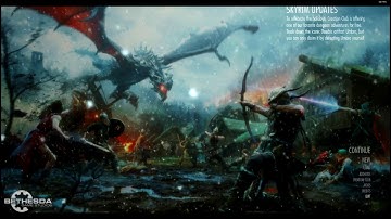 Skyrim Special Edition Custom Main menu with music