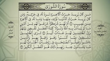 #25 القرآن الكريم الجزء الخامس والعشرون بصوت القارئ ميثم التمار