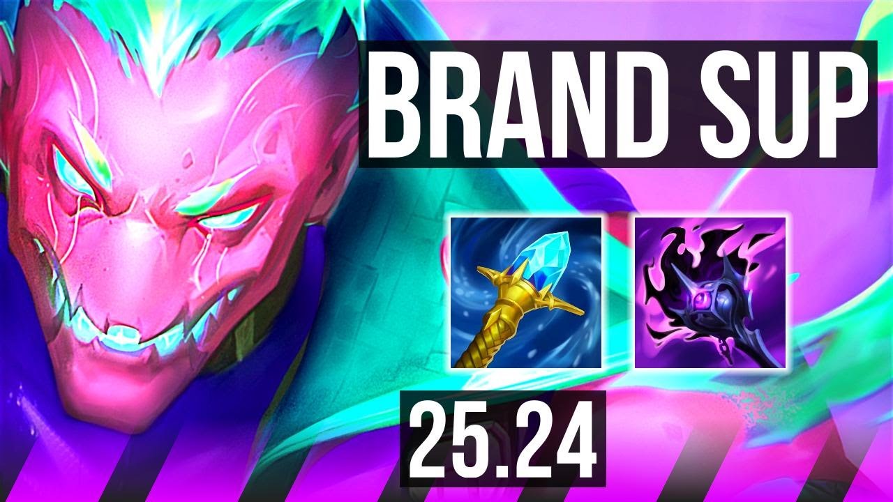 BRAND & Lucian vs PYKE & Tristana (SUP) | EUW Master | 25.24