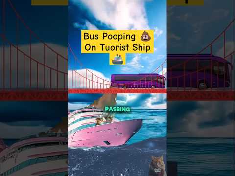 Bus Pooping on